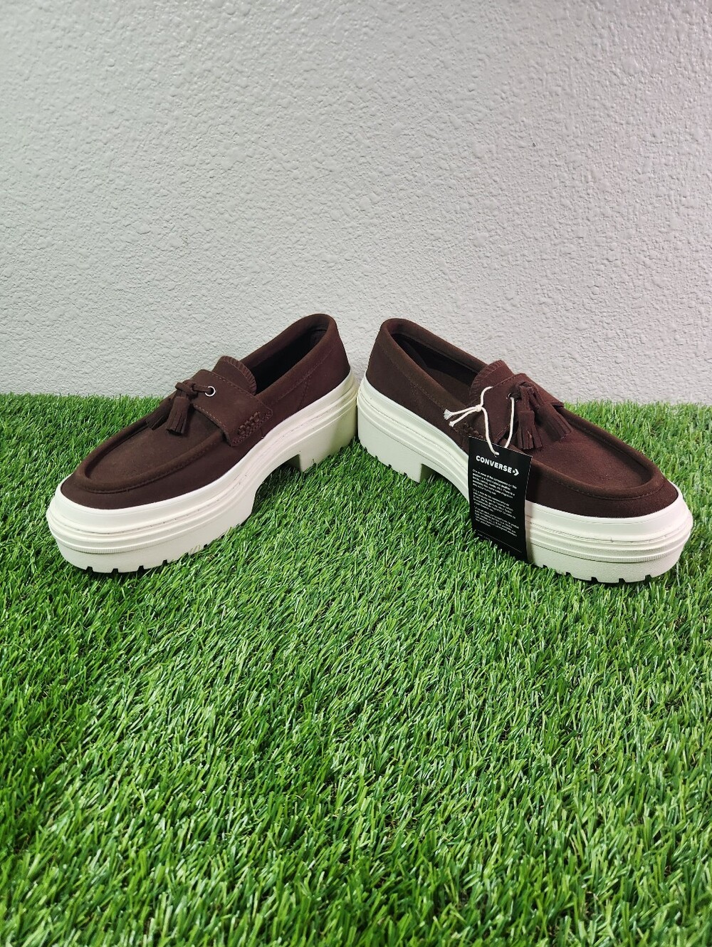 Converse Chuck Taylor All Star Lugged Heel Loafer Platform Womens Size 9.5 - Picture 7 of 8